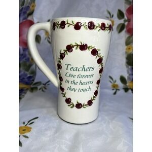 Teachers Travel Coffee Mug Ceramic 16 Oz, New W/o Box